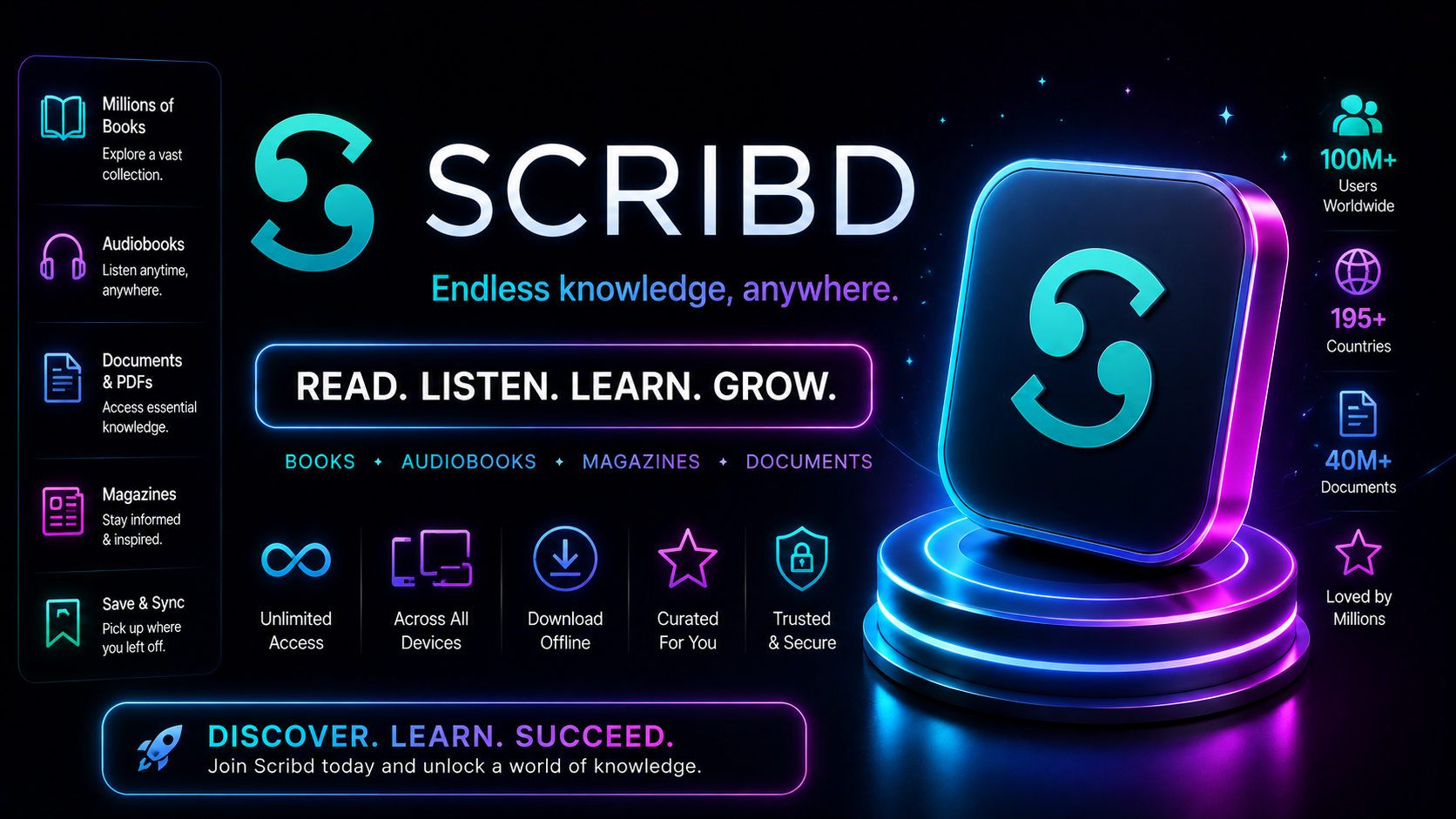 Scribd Premium 1 Tháng - BHF