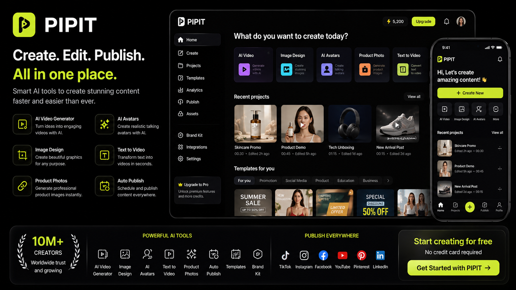 Pipit — Pipit pro 17K6 credit (W2D)